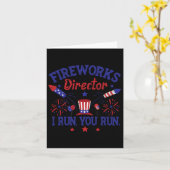 7月4日Fireworks Director I You 走 Men Bの走登場 カード (黄色い花)