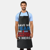 7月4日Fireworks、Fireworks Director Master エプロン (着用した状態)