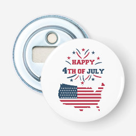 7月4日Fireworks USA赤白青国旗 栓抜き