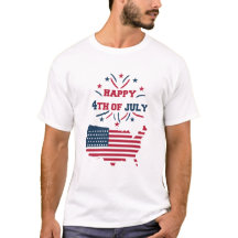 7月4日Fireworks USA赤白青国旗