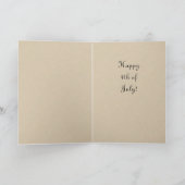 7月4日Gene Carrイラストレーション カード (内部)