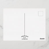 「7月4日Happy 4 of July」ホイルはがき 箔シーズンポストカード (裏面)