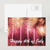 7月4日Happy Food Post Card ポストカード (正面/裏面)