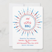 7月4日Independence Star Frame招待状 招待状 (正面)