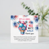 7月4日Its a Girl サンキューカード (スタンド正面)