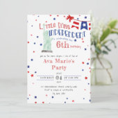 7月4日Little 恋しく思 Independent Any Age誕生日 招待状 (スタンド正面)