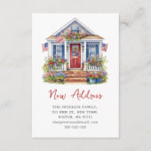 7月4日New Address Moving Flat Announcement Card 案内状 (正面)