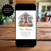 7月4日New Address Moving Flat Announcement Card 案内状