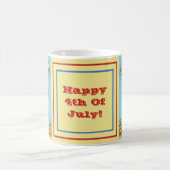 7月4日PATRIOTIC FISH & STARFISH MUGクラシック コーヒーマグカップ (中央)