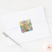 7月4日PATRIOTIC GIRAFFE STICKERS Squ, Sheet スクエアシール (封筒)