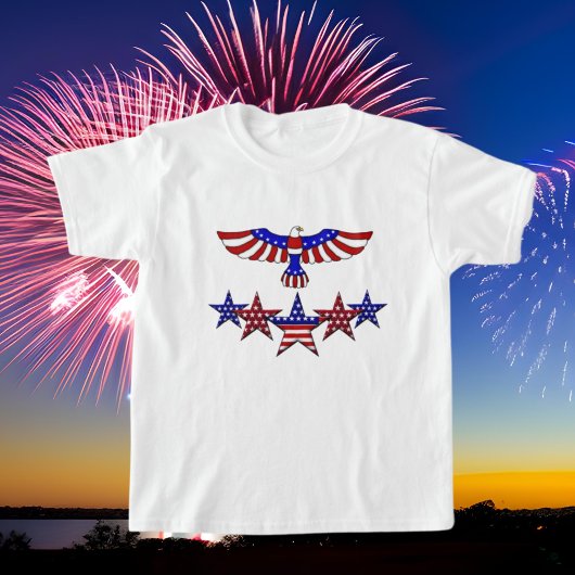 7月4日Patriotic preteen tシャツ