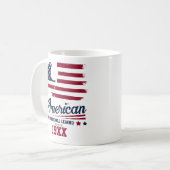 7月4日Pickleball USA Independence Day Gift コーヒーマグカップ (正面左)