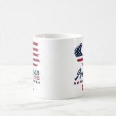 7月4日Pickleball USA Independence Day Gift コーヒーマグカップ (中央)