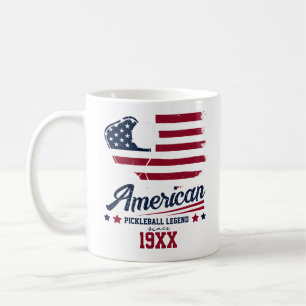 7月4日Pickleball USA Independence Day Gift コーヒーマグカップ