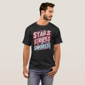 7月4日Ready:スター、ストライプ、Sモーレス Tシャツ (正面フル)