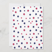 7月4日Red White and Blue BBQ 招待状 (裏面)