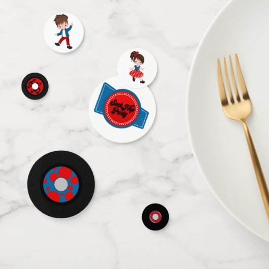 7月4日Sock Hopパーティー コンフェッティ (グループ)