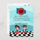 7月4日Sock Hopパーティー ポストカード (正面/裏面)