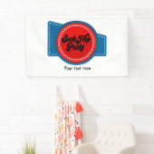 7月4日Sock Hopパーティー 横断幕 (インサイチュ)