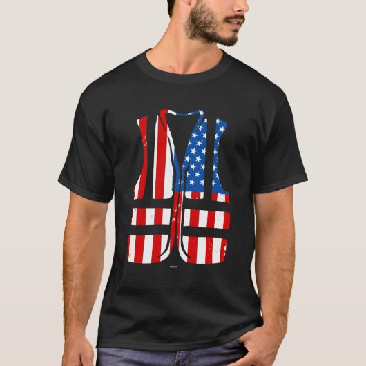 7月4日Swagazon Associate Usa Safety Tシャツ (正面)