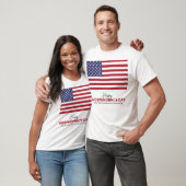 7月4日Tシャツ|アメリカ国旗シャツ Tシャツ (ユニセックス)