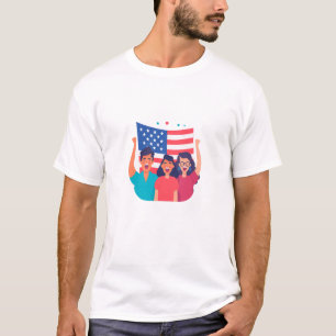 7月4日Tシャツ   米国独立記念日パトリオ Tシャツ