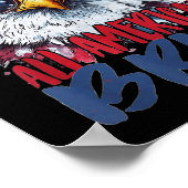 7月4日Tee All American Bruh Eagle Kids 10代の ポスター (角)