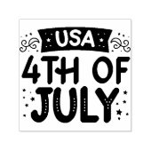 7月4日USAの自己墨付きゴム印 セルフインキングスタンプ (デザイン)