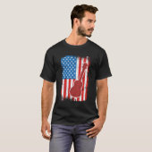 7月4日Usaウクレレミュージシャン Tシャツ (正面フル)