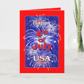 7月4日USA カード (正面)