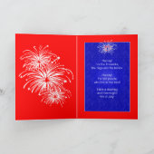 7月4日USA カード (内部)