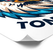 7月4日You Free Tonightイーグルアメリカ国旗 ポスター (角)