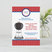 7月5日7月4日バーベキューパーティー招待状 招待状 (スタンド正面)