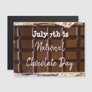 7月7日はナショナルチョコレートデー マグネット招待状
