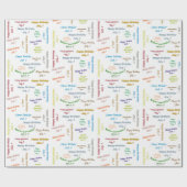 7月7日誕生日ギフトラッピング紙 ラッピングペーパー (フラット)