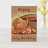 ******7月****************************************** カード (黄色い花)