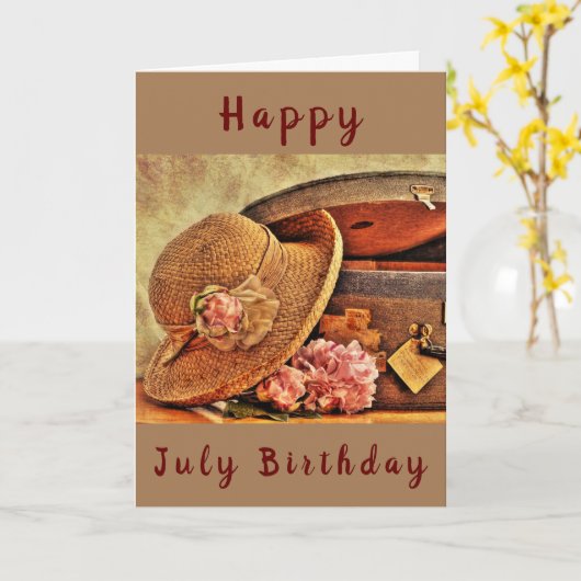 ******7月****************************************** カード (黄色い花)