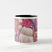 7月: 干し草の収穫 ツートーンマグカップ (中央)