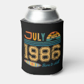7月 誕生日 カスタム年 缶クーラー (缶裏面)