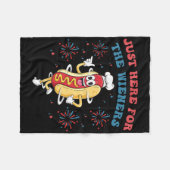 7月Bbの4日おもしろい目前に来た フリースブランケット (正面(横))