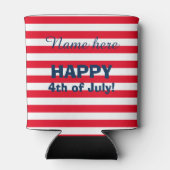 7月BBQパーティークーラーの米国国旗4日 缶クーラー (裏面)