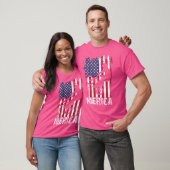 7月Bmxライドアメリカ国旗PatrioticのWo Merica 4th Of July Tシャツ (ユニセックス)