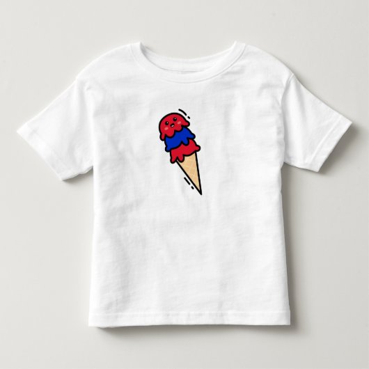 7月Tシャツのスクープ トドラーTシャツ (正面)