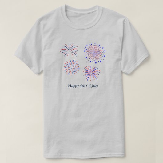 7月Tシャツの幸せ4日 Tシャツ (デザイン正面)