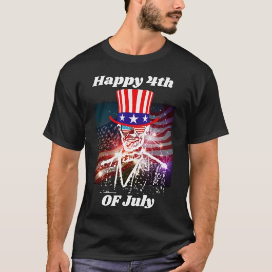 7月Tシャツの幸せ4日 Tシャツ (正面)