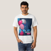 7月Tシャツ愛国第4回デザイン Tシャツ (正面フル)