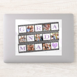 7枚のパーソナライズされた写真を貼った祖母のビニールのシール！ シール