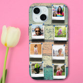 7枚のフォトコラージュiPhone 15 パーソナライズドタフケース iPhone 15ケース