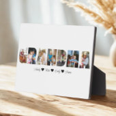 7枚の写真と祖母の写真コラージュの額 フォトプラーク