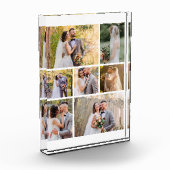 7枚の写真のコラージュ結婚を作成 フォトブロック